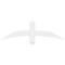 Ekena Millwork Bellingham Architectural Grade PVC Gable Bracket, 48"W x 14"H x 2"D x 4"F, 7/12 Pitch GBP048X14X0204BEL00 - alternate 5